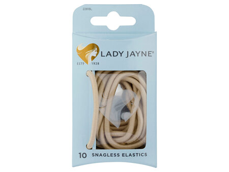 Lady Jayne Snagless Elastics Blnd 10pk 2281BL