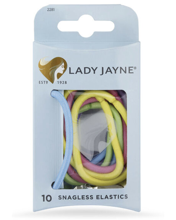 Lady Jayne Snagless Thick Elastics - Pk 10