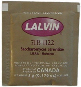 Lalvin 71B Winemaking Yeast 5g Sachets