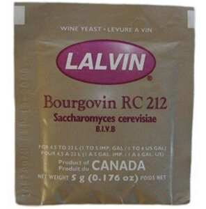 Lalvin RC212 Red Wine Yeast 5g