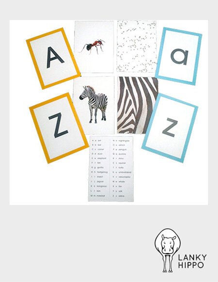 Lanky Hippo: Alphabet Flash Cards