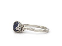 Lapis Lazuli blue gemstone organic silver reef ring lilygriffin nz jewellery