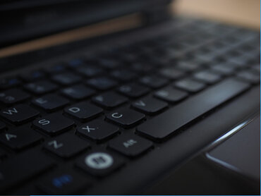 Laptop keyboard of a refurbished laptop from Remojo Tech