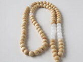 Large Stone Tassel Necklace