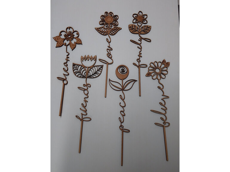 #lasercutflowers#nzmade#flowerwords#believe#dream#friends#love#peace#family