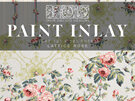 Lattice Rose IOD Paint Inlay- (limited  release)