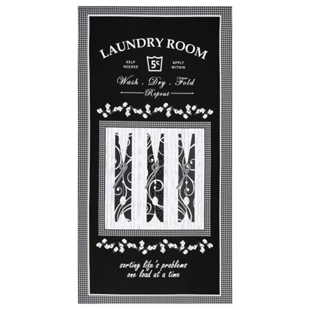 Laundry Room Panel Black 5967P-99