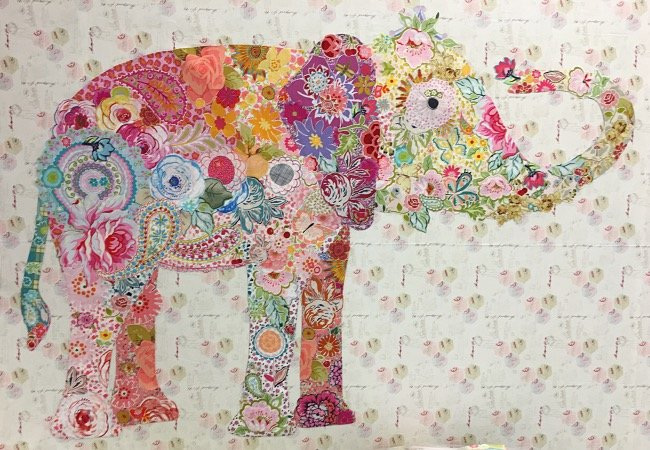 Laura Heine - Lulu Elephant - Busy Bee Quilt Shop