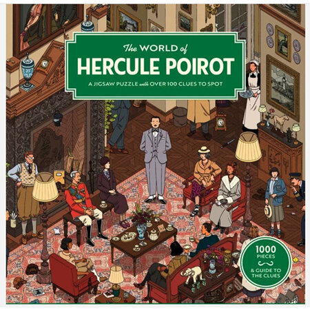 Laurence King 1000 Piece Jigsaw Puzzle The World of Hercule Poirot