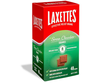 Laxettes Senna Laxative Chocolate 48S