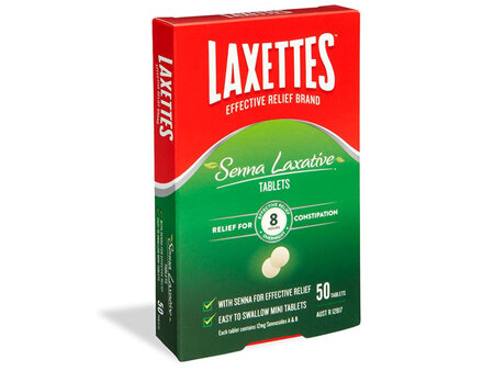 Laxettes Senna Laxative Tablets 50S