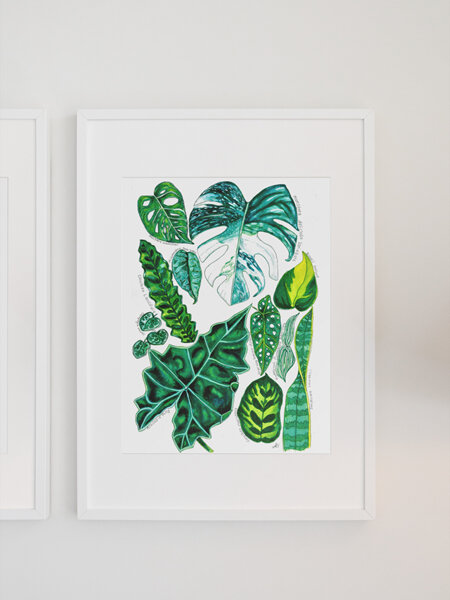 "Leafy 11" Prints and Greeting Cards