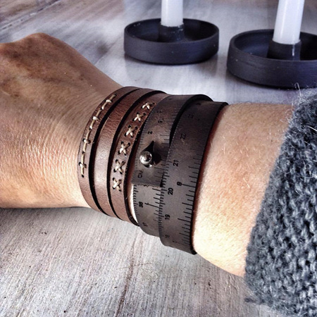 Leather Wrist Rulers by ILoveHandles
