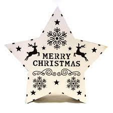 LED light up star wooden Christmas star design