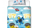 Lego City We Built This City Reversible Single Duvet Cover Set
