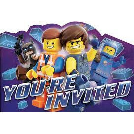 Lego2 Movie invites x 8