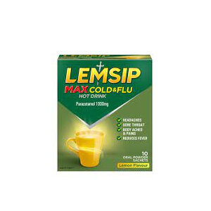 Lemsip Max Cold & Flu Sachets 10