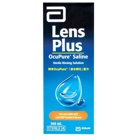 Lens Plus OcuPure Saline 360ml