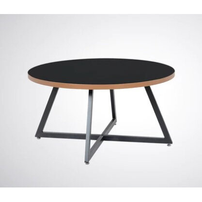 Leo Coffee Table 80cm Round Black (40cmH)