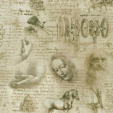 Leonardo Da Vinci Antique 20097-199