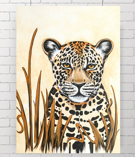 leopard - the original painting