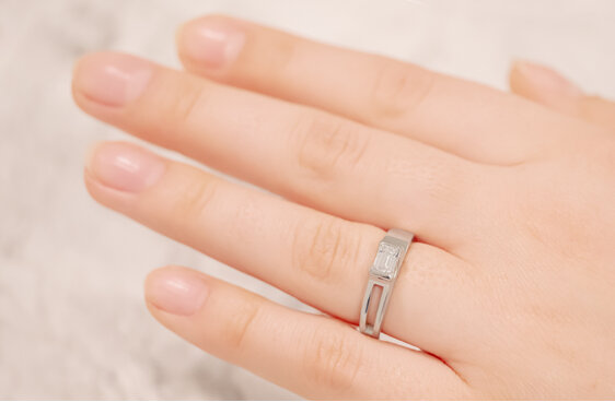 Levald diamond ring from the Inspired Collection on hand