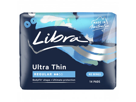 Libra Ultra Thin Reg No Wings 14
