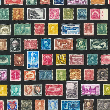 Library of Rarities Stamps Black 20958-2