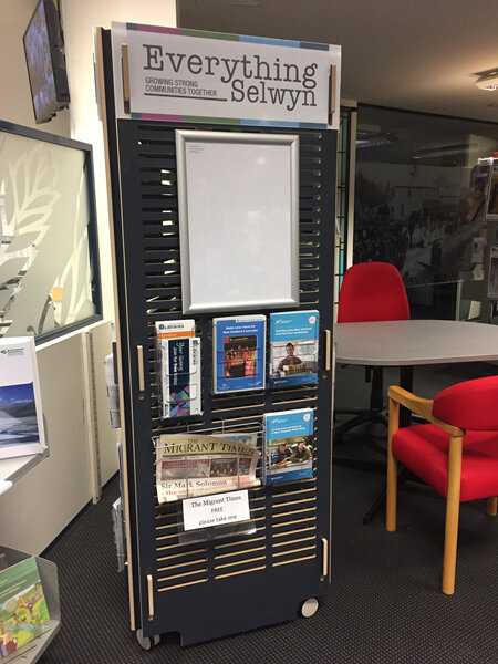 Library Stands Designed and Built by Shout Group