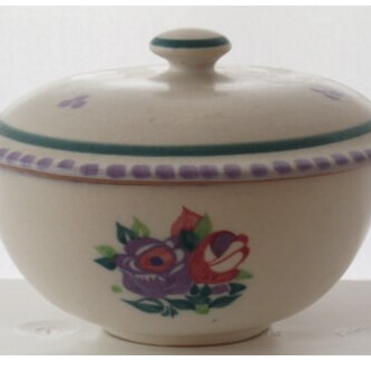 Lidded pot Carter Stabler Adams signed