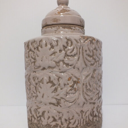 Lidded Textured container C1612