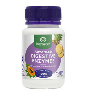 Lifestream Advanced Digestive Enzymes 60 Capsules