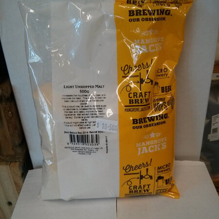 Light Unhopped Dried Spray Malt 500g