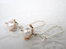 Lily of the Valley Flower Pearl Earrings Sterling Silver Julia Banks Jewellery