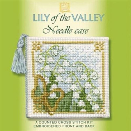 Lily of the Valley Needle Case Kit by Textile Heritage