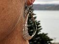Limpet Hoop Earrings (Smooth Detail)