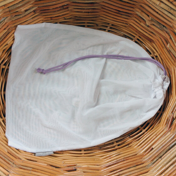 lingerie pouch - lilac cord - delicates wash bag