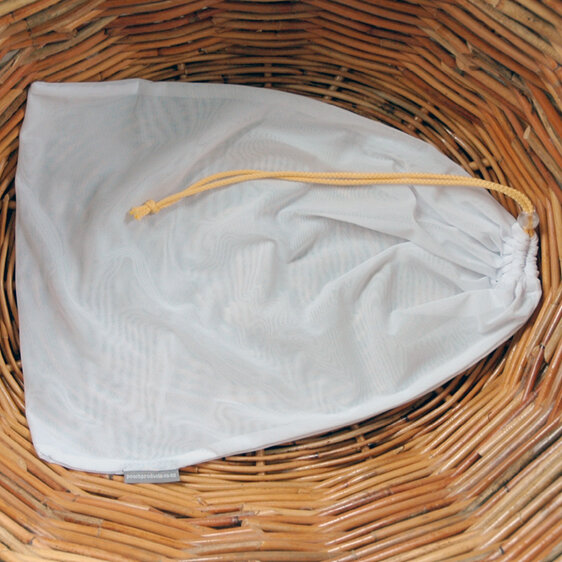 lingerie pouch - peach cord - delicates wash bag