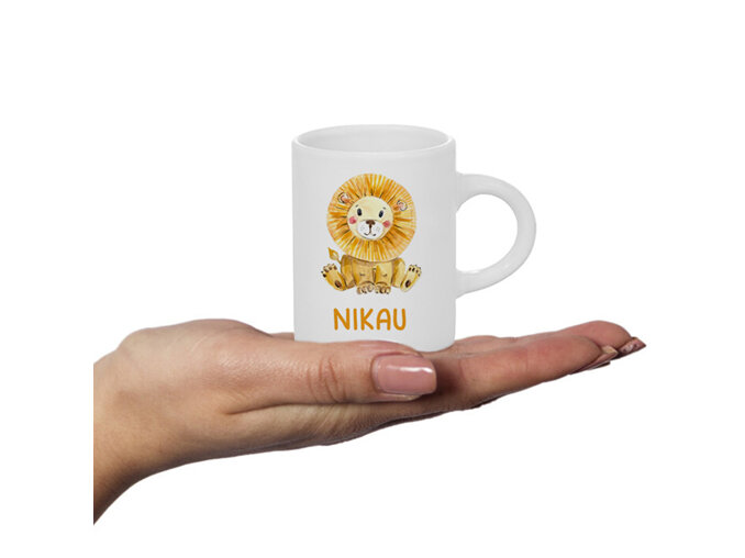 Lion Personalised Fluffy Mug