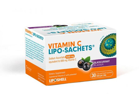 LipoShell Vitamin C Lipo-Sachets Blackcurrant