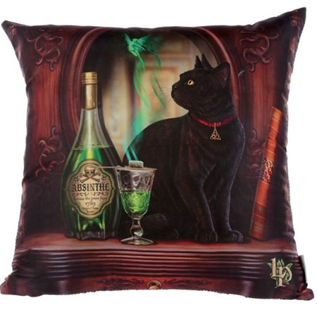 Lisa Parker Absinthe Cat Cushion