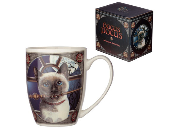 Lisa Parker Hocus Pocus Cat Porcelain Mug