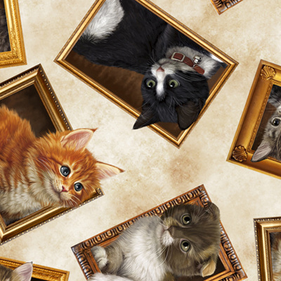 Literary Kitties - Framed Kitties