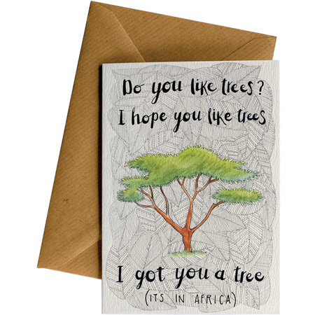 Little Difference I Got You A Tree Card