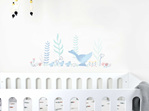 Little ducks wall decal baby room wall stickers with cot
