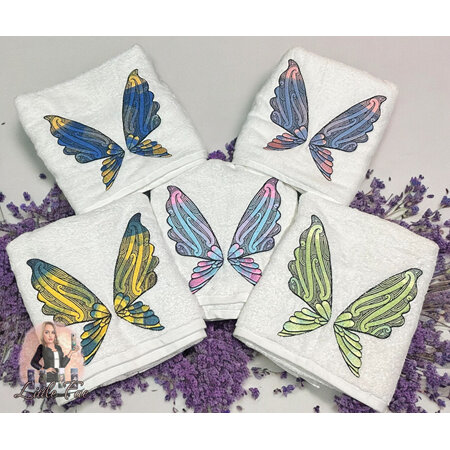 Little fae exclusive fairy wing towels