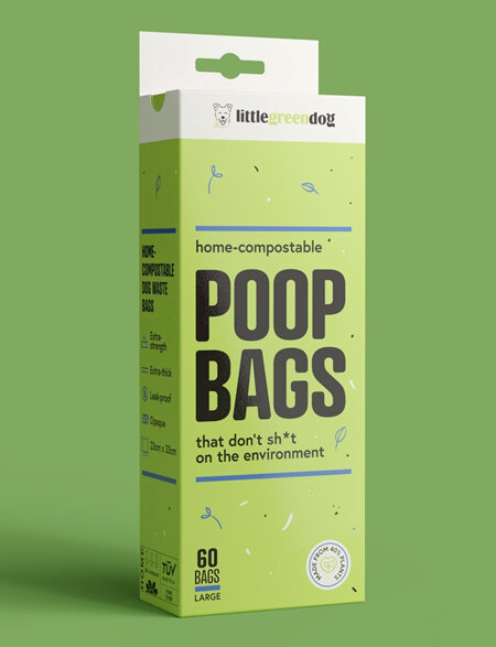 Little Green Dog - 100% Home Compostable Dog Poop Bags