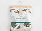 Little Unicorn Cotton Muslin Baby Blanket Dino Friends dinosaur gift shower