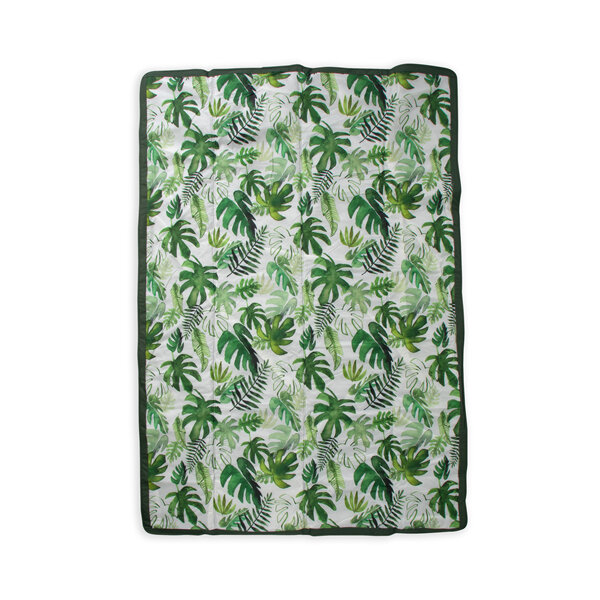 Little Unicorn - Outdoor Blanket 5x7 Tropical Leaf