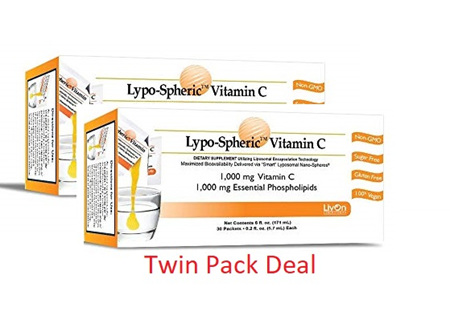 Livon Lypospheric Vitamin C Box Of 30 - Twin Pack Deal!